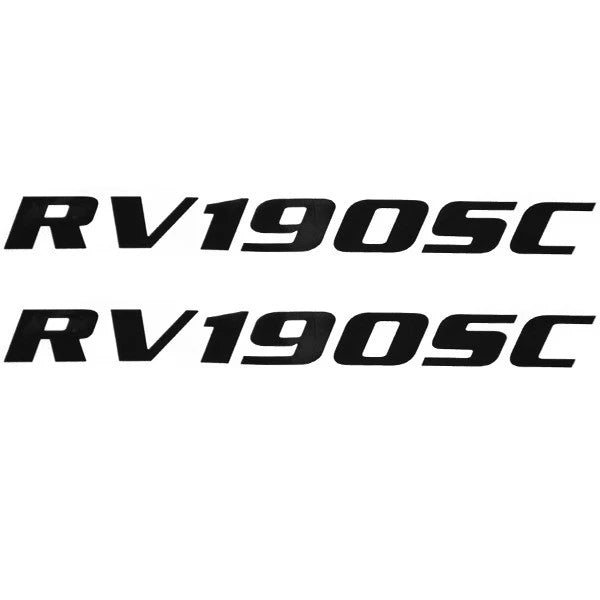 Lowe Boat Model Decal Stickers 143854-01 - RV190SC Black (pair)
