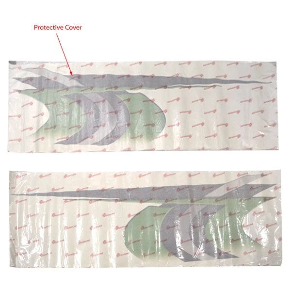 Larson Boat Graphic Decal 107315-1 - 292 LXI 2014 Green (set of 2)