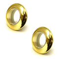 Hafele Boat Drawer Pulls 229.03.804 - 3/8 Inch Plastic Brass (pair)