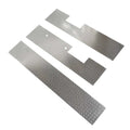 Boat Trailer Diamond Plates - Aluminum (set of 3)