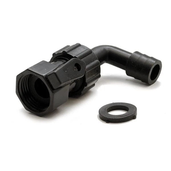 Tracker Boat Hose Shutoff Valve 153024 - 3/4 Inch 90 Degree Black
