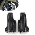 Lower Fork Covers Black for Harley Electra Street Road Glide King 2014-2022