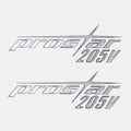 MasterCraft Boat Raised Decals - ProStar 205V Logo Stickers (pair)