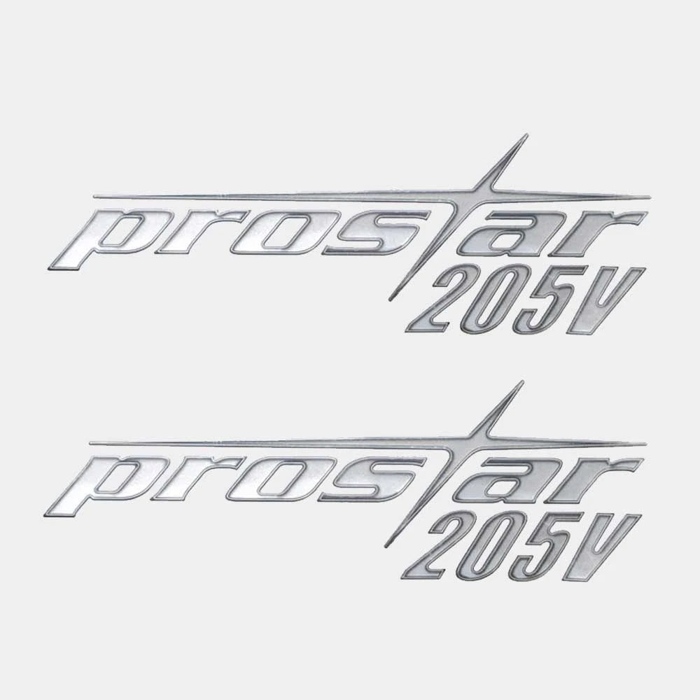MasterCraft Boat Raised Decals - ProStar 205V Logo Stickers (pair)