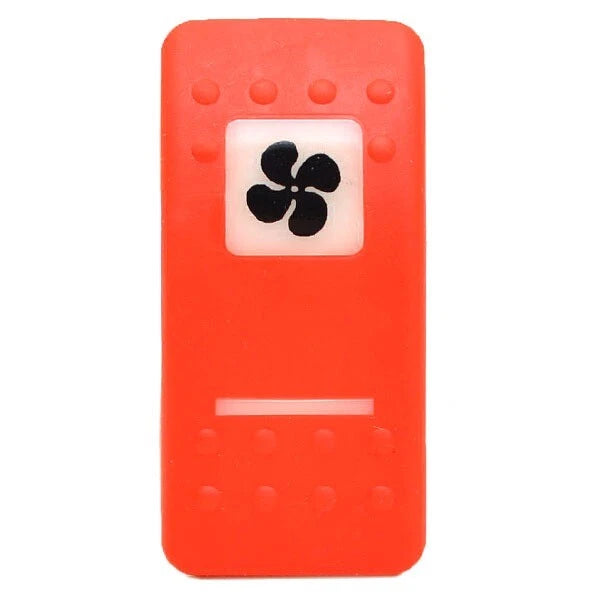 Carling Boat Rocker Switch Cover - Blower Red Illuminated
