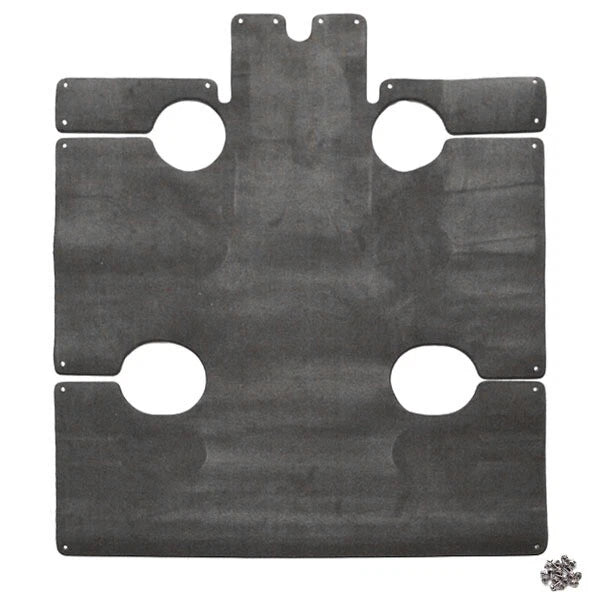 Syntec Boat Carpet Mat 381474 - Lund Snap in Grey 1993079