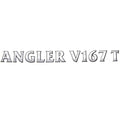 G3 Boat Model Decal 73405143 - Angler V167 T White Gray Sticker