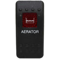 Carling Boat Rocker Switch Cover - Aerator Black Actuator