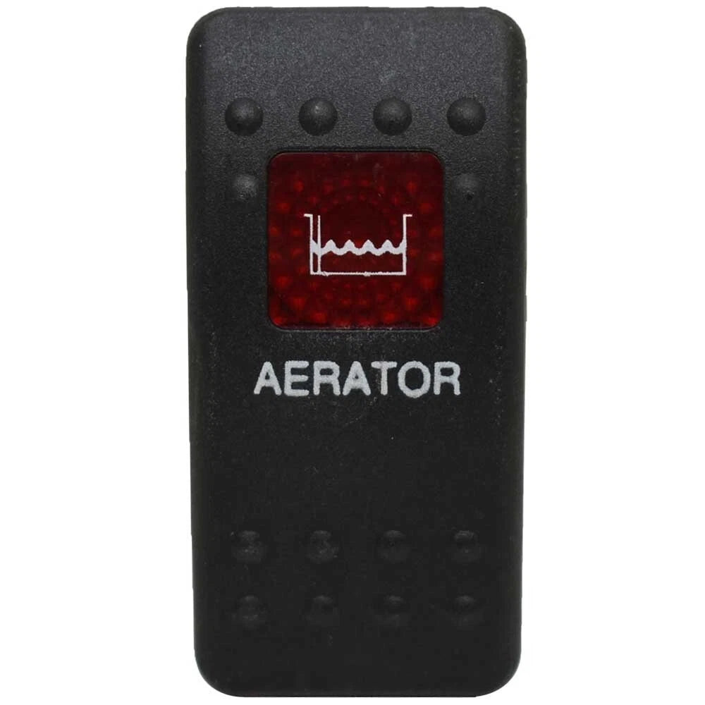 Carling Boat Rocker Switch Cover - Aerator Black Actuator