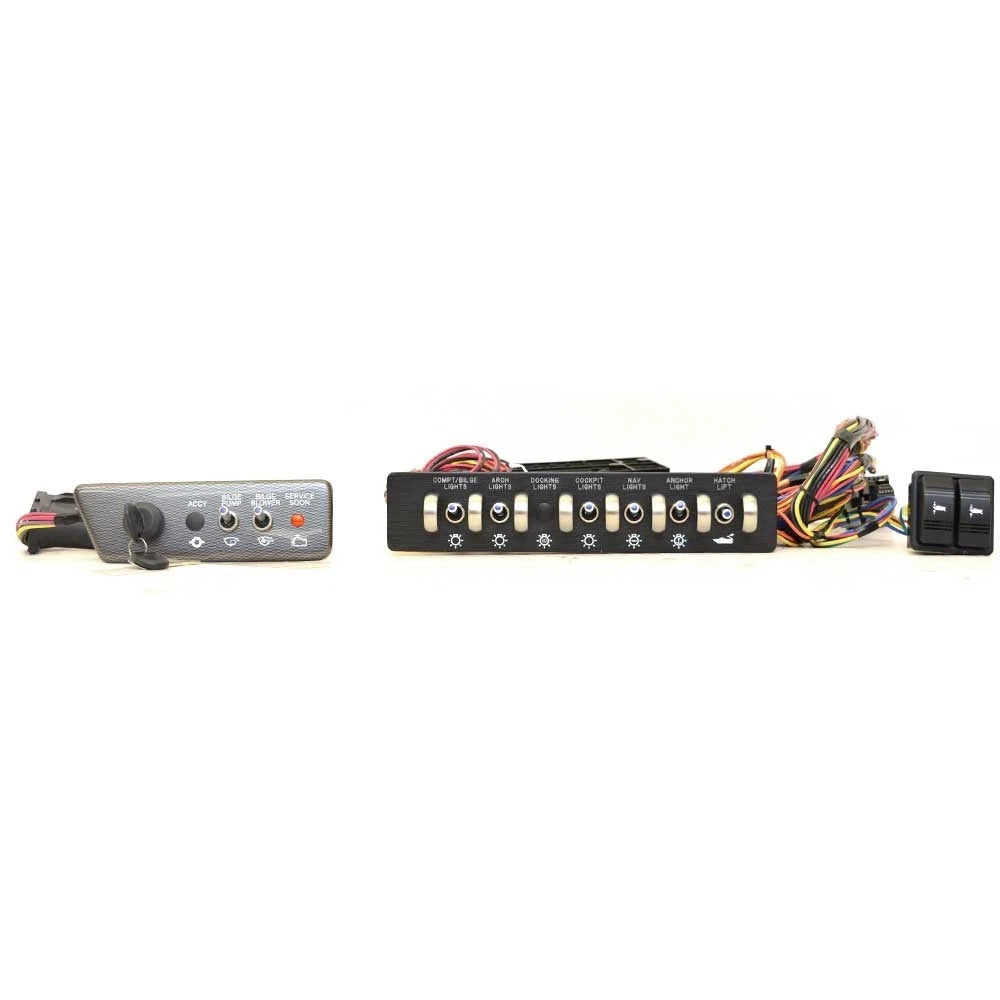 Sea Ray Boat Switch Panel Kit 2155404 - Ignition Light Trim (set of 3)