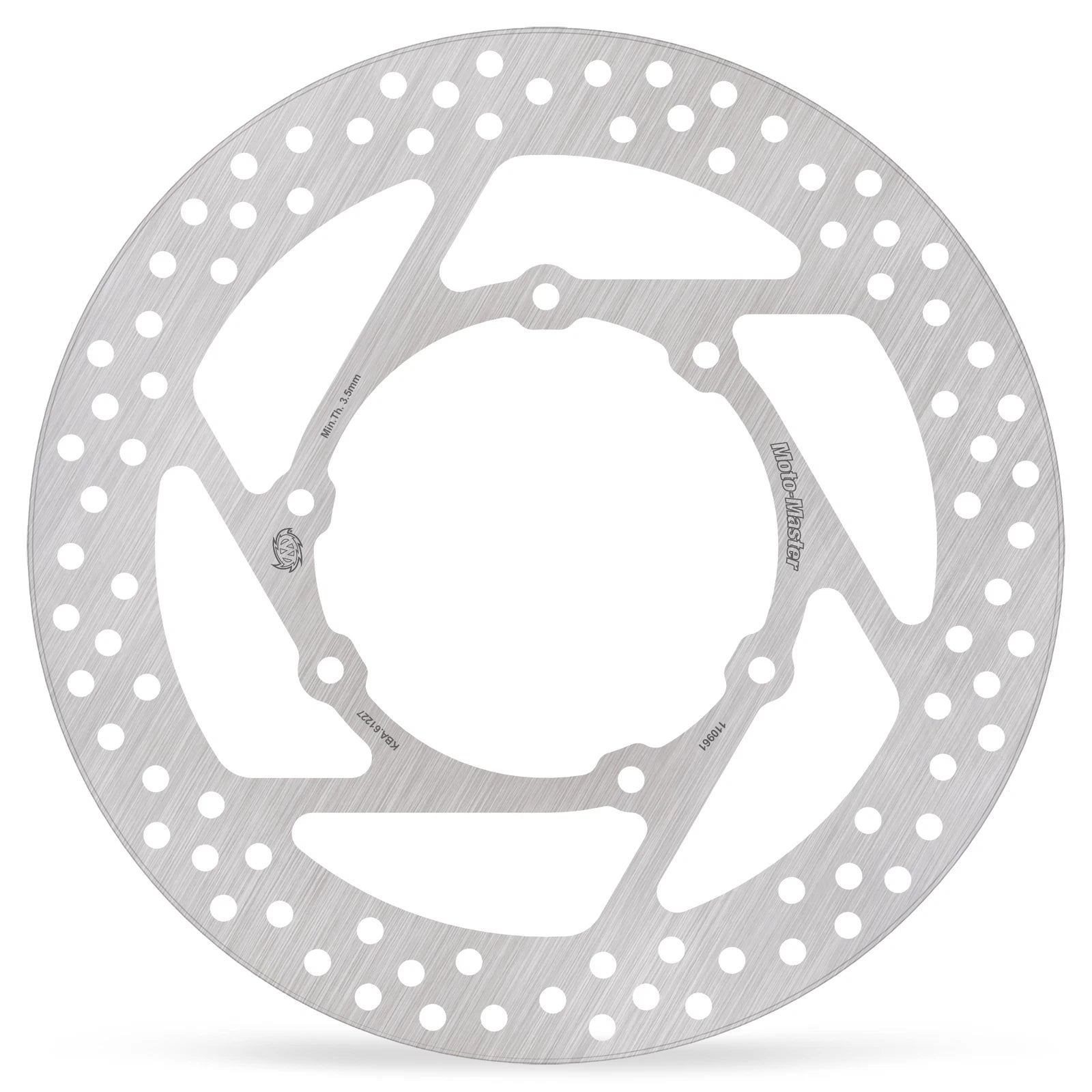 Moto Master Front Fixed Brake Disc Halo for Derbi Terra 125 Adventure 2009