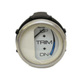 Faria Boat Trim Gauge GP9249B - Chesapeake SS White 2 Inch OMC