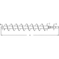 87380422 Lower Clean Grain Auger Fits Case-IH Combine Models 7010 7120