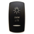 Godfrey Boat Rocker Switch Cover 458057 - Swim LTS Actuator Black White