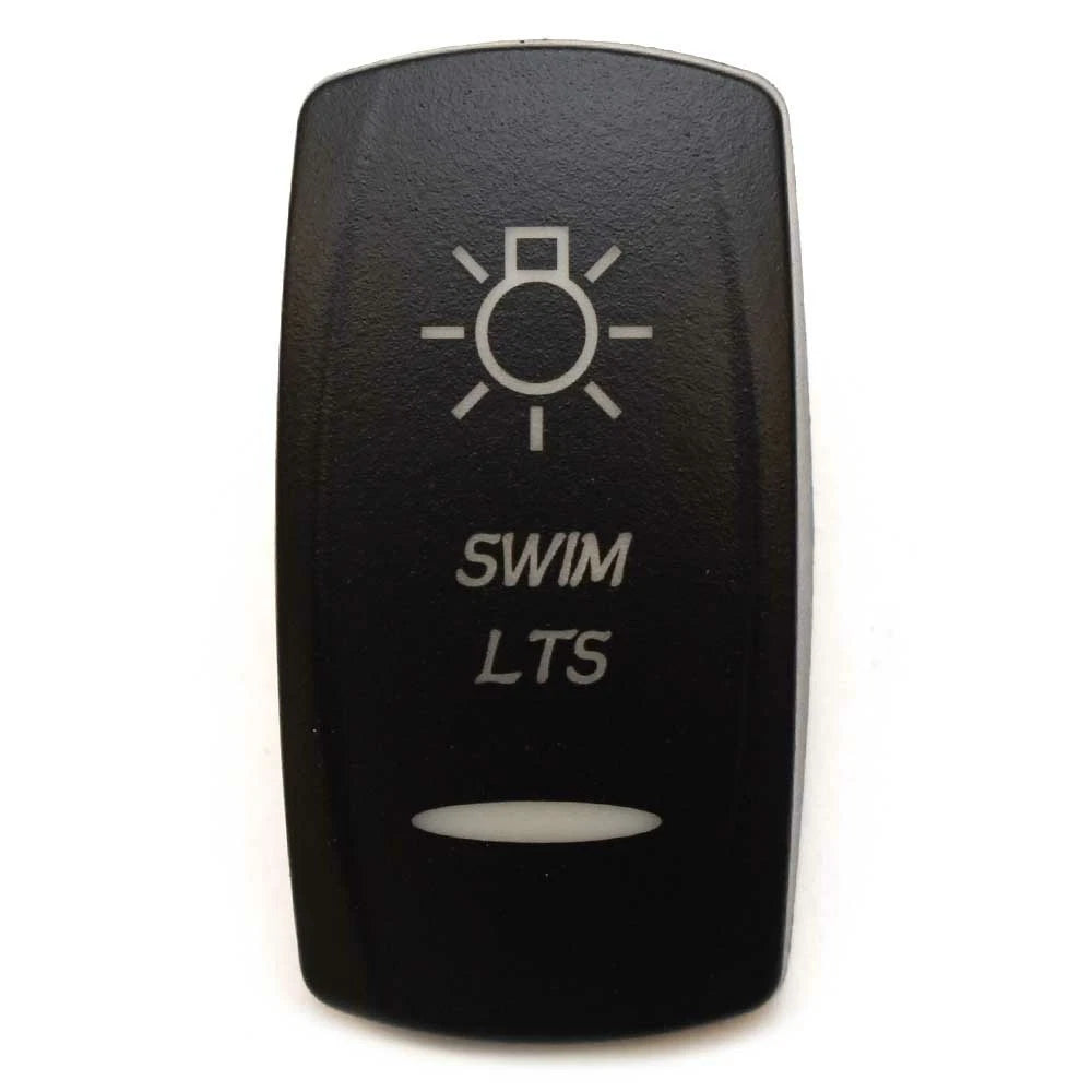 Godfrey Boat Rocker Switch Cover 458057 - Swim LTS Actuator Black White
