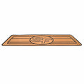 Sea Fox Boat Non Skid Mat O-SFX-13412 - Console Footrest Mocha