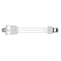 Complete PTO Driveline - 80 Degree Fits Massey Ferguson Fits Hesston