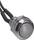 HarDDrive Mini Push Button Switch Chrome for V-Twin Motorcycles 370314