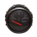 Faria Boat Temperature Gauge GP7844A - 2 Inch Moonstone Black