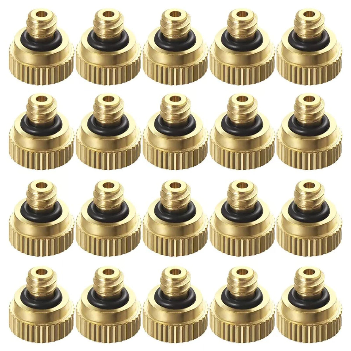 20PCS Duarble Brass High Pressure Outdoor Atomizing Misting Sprinkle Nozzle
