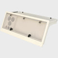Sea Fox Boat Blank Instrument Enclosure - White with Locking Door