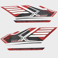 Chaparral Boat Decal Kit 14.01196 - 204 Xtreme Fire Red 2014 (8 PC)