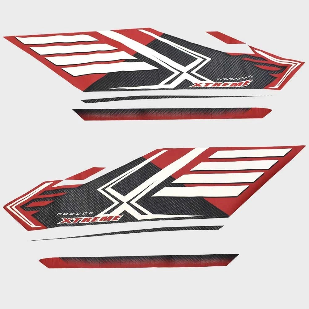Chaparral Boat Decal Kit 14.01196 - 204 Xtreme Fire Red 2014 (8 PC)
