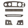 Rinker Boat Blank Dash Panel Kit 206689 - 296 Gray (set of 5)