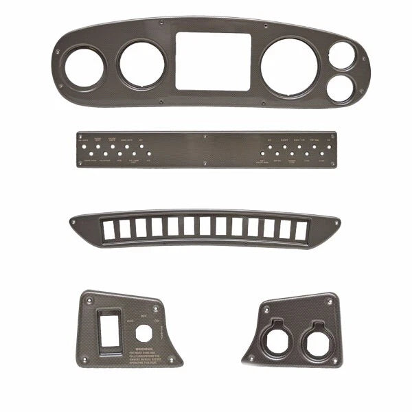 Rinker Boat Blank Dash Panel Kit 206689 - 296 Gray (set of 5)