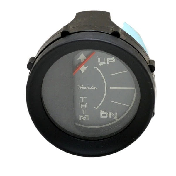 Faria Boat Trim Gauge GP9292 - BRP OMC 2 Inch Black Gray