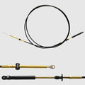 Hi-Lex Boat Control Cable 284 16H 20FT - OMC Evinrude Black 20 Feet