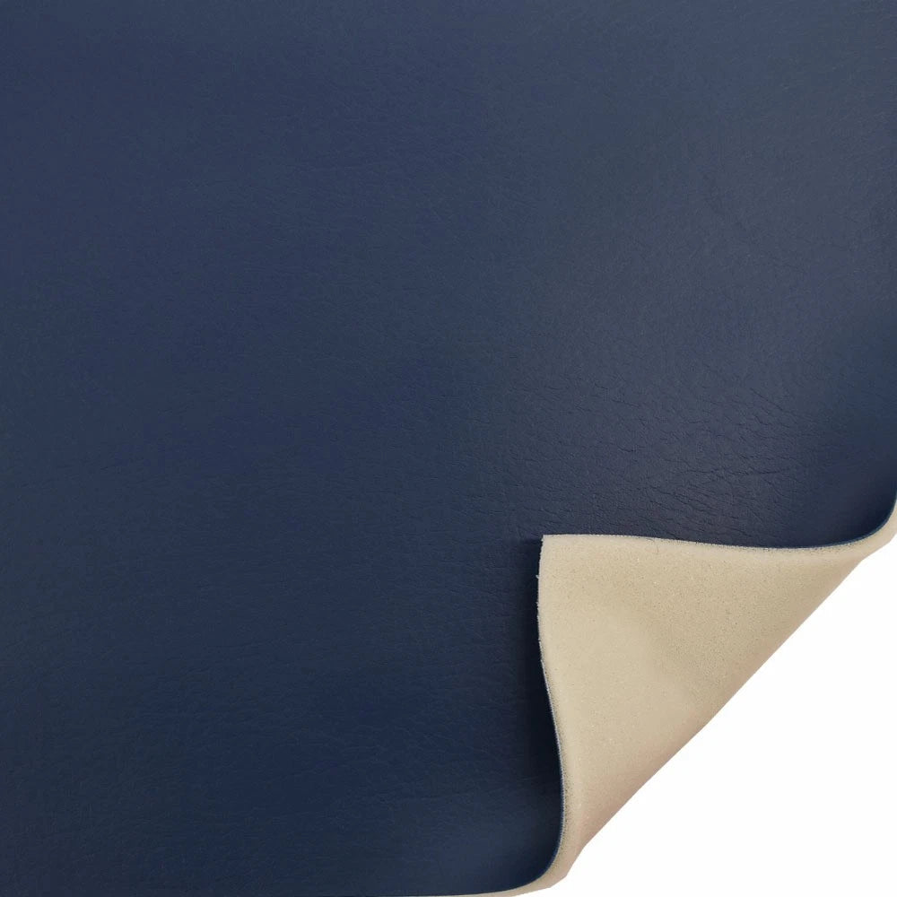 Boat 1/4 Foam Back Vinyl - Navy Dark Blue 54 Inch (YD)