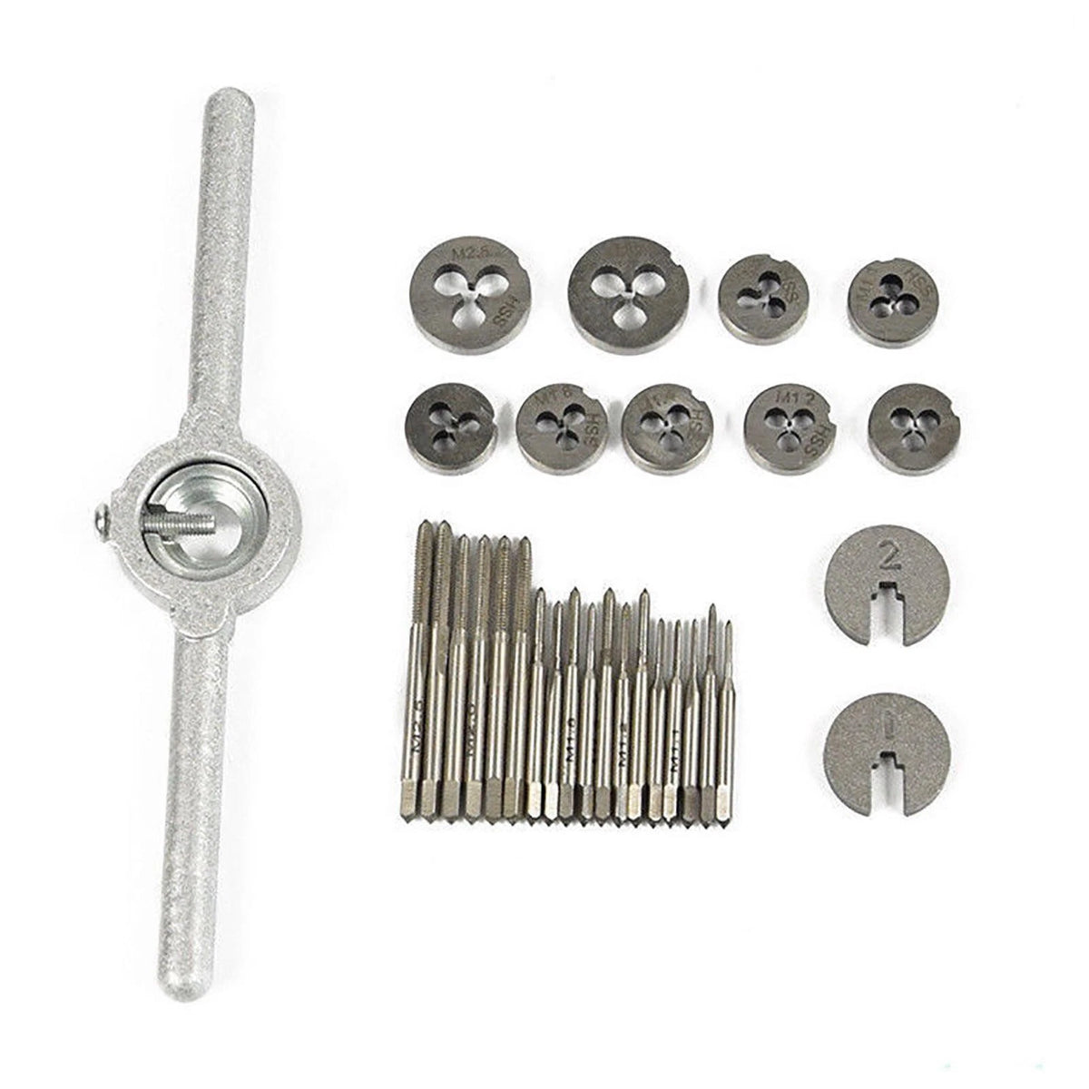 31pc Mini HSS Tap and Die Set (metric) Model Making - Watchmaker 1mm-2.5mm TE4