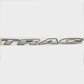 Tracker Boat Raised Brand Decal TR309891 - Black White Gray Incomplete