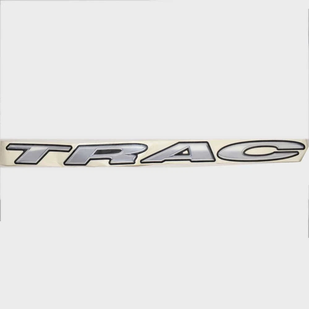 Tracker Boat Raised Brand Decal TR309891 - Black White Gray Incomplete