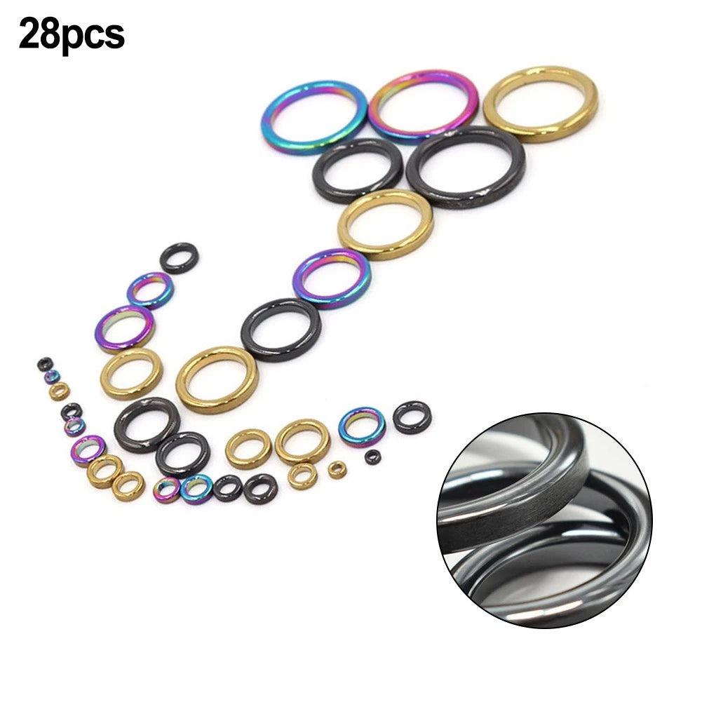 Fishing Rod Ring Guide Ring Rod Fishing Magnetic Ring Repair Kit Replacement Kit