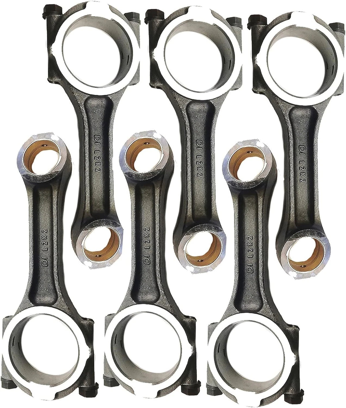 6X DE08 Connecting Rod for Doosan Daewoo DB58 Engine DH220 DH220-7 Excavator