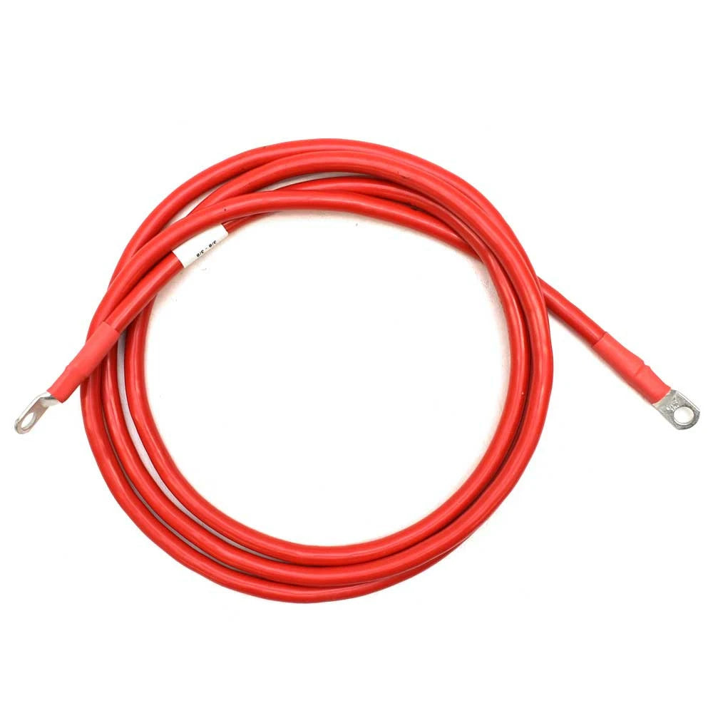 Four Winns Boat Battery Cable 027-1523 - 2 AWG 96 Inch 3/8 Lugs Red