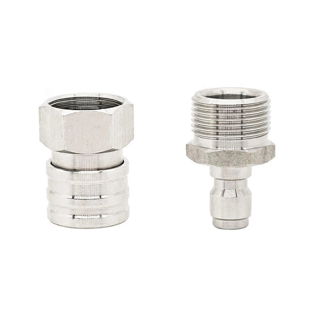 Quick Connect Hose Adapter Stainless Steel 22x1.5mm for Pressure Washer