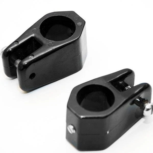 Boat Bimini Top Jaw Slides - 7/8 Inch Glossy Black Nylon
