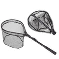 Fishing Net Brail Mesh Folding Handle Portable Rubber 44cm Telescopic Trout 1Pc