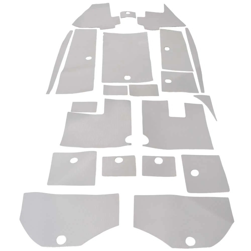 Legend Boat Non Skid Mat - Gray Adhesive Flooring (21PC)