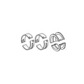 Main Bearing Set Fits John Deere Models 1055, 4420, 6602 942, 952, 985