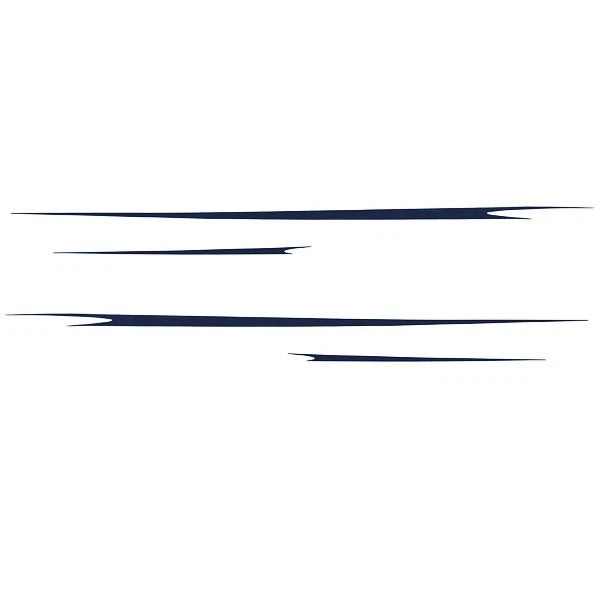 Larson Boat Graphic Decal - Navy Blue Vinyl (set of 4)