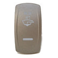 Cobalt Boat Switch Cover - Pewter Bilge AFT Actuator Plate