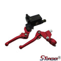 STONEDER Red Front Hydraulic Brake Master Cylinder Lever for Dirt Pit Bike