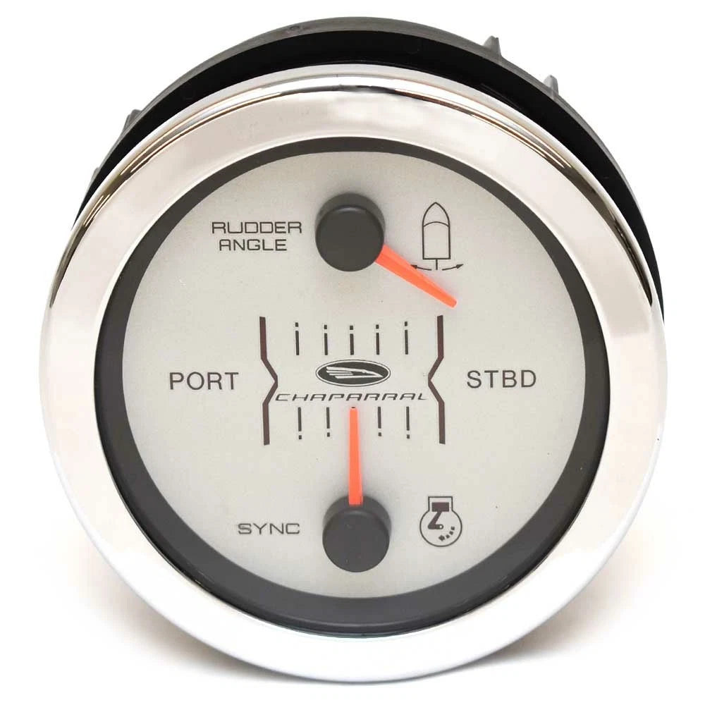 Chaparral Boat Multifunction Gauge 63179 - 3 3/8 Inch Sync/Rudder Angle