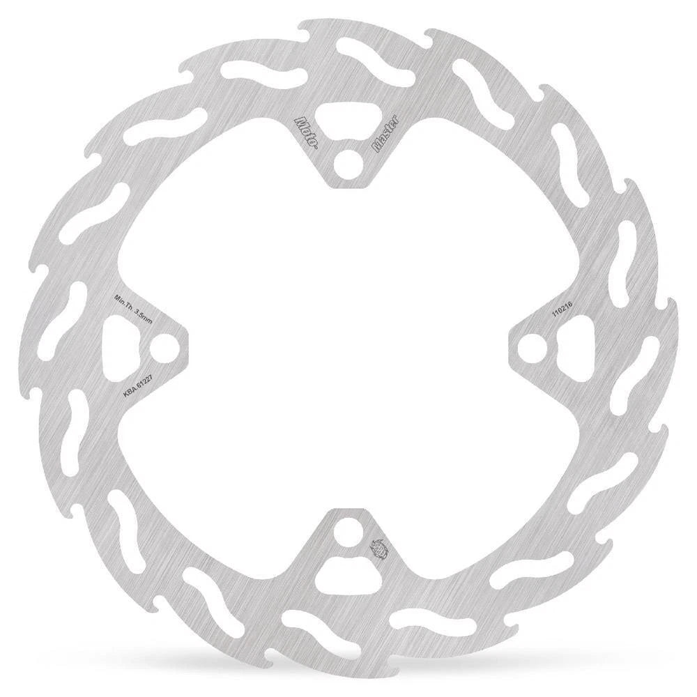 MotoMaster Flame Fixed Rear Brake Disc for Kawasaki KX250F 2004-2019