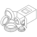 Wheel Bearing Kit Fits Case/Internati Onal Harvester Models Replaces WBKIH13