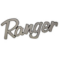 Ranger Boat Emblem Decal 7616131 - Silver Vinyl 14 1/2 X 6 Inch